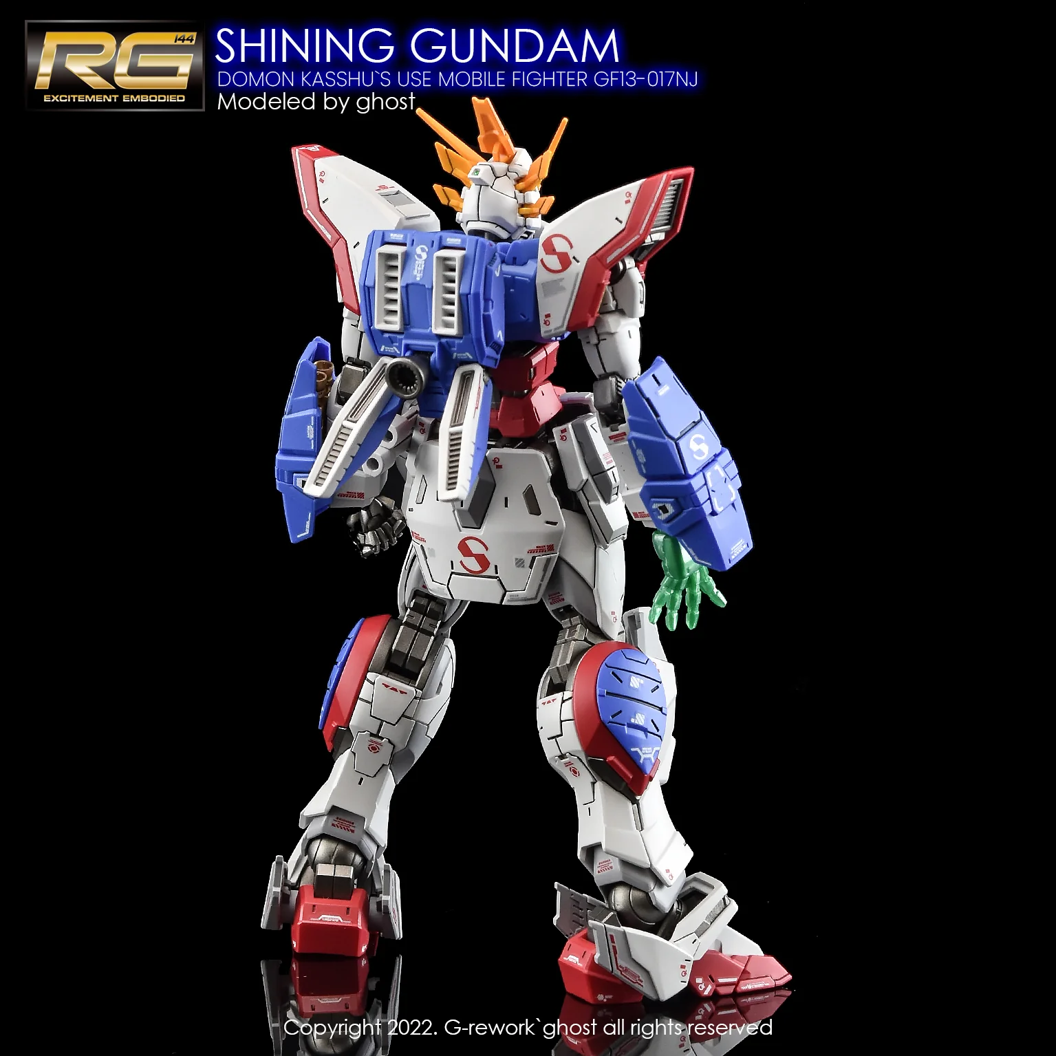 G-REWORK Decal RG42 RG Shining Gundam - Image 6