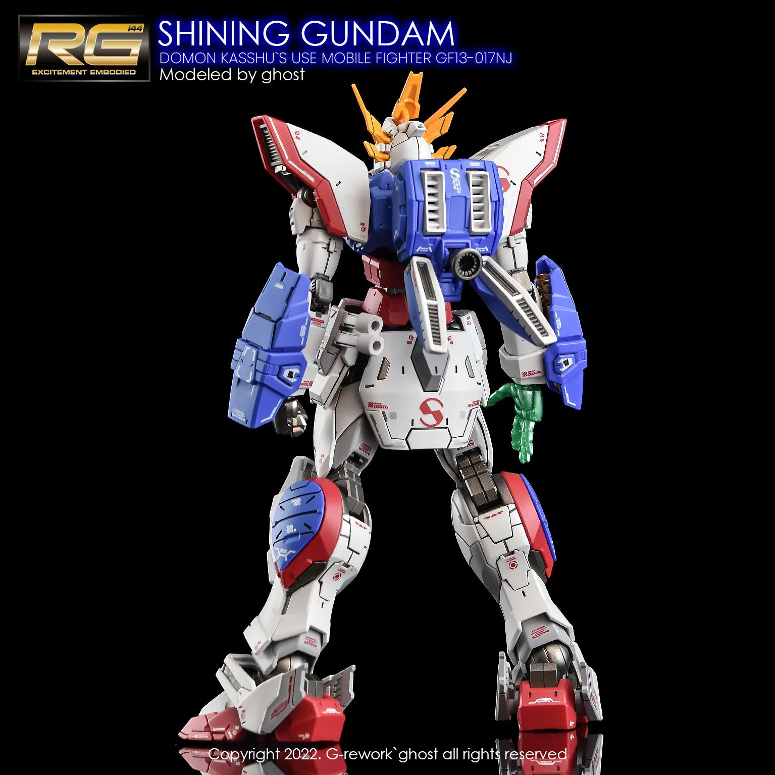 G-REWORK Decal RG42 RG Shining Gundam - Image 7