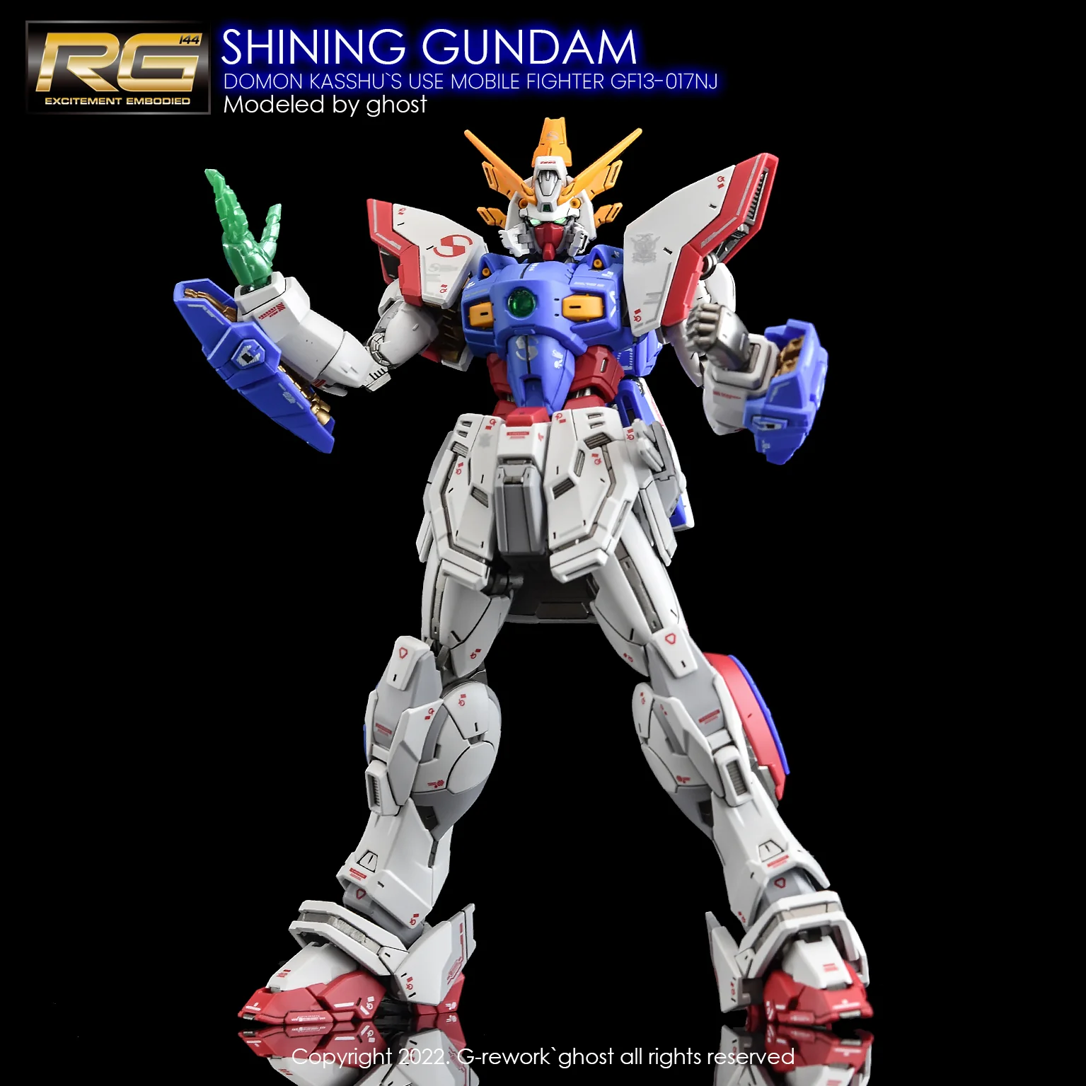 G-REWORK Decal RG42 RG Shining Gundam - Image 8