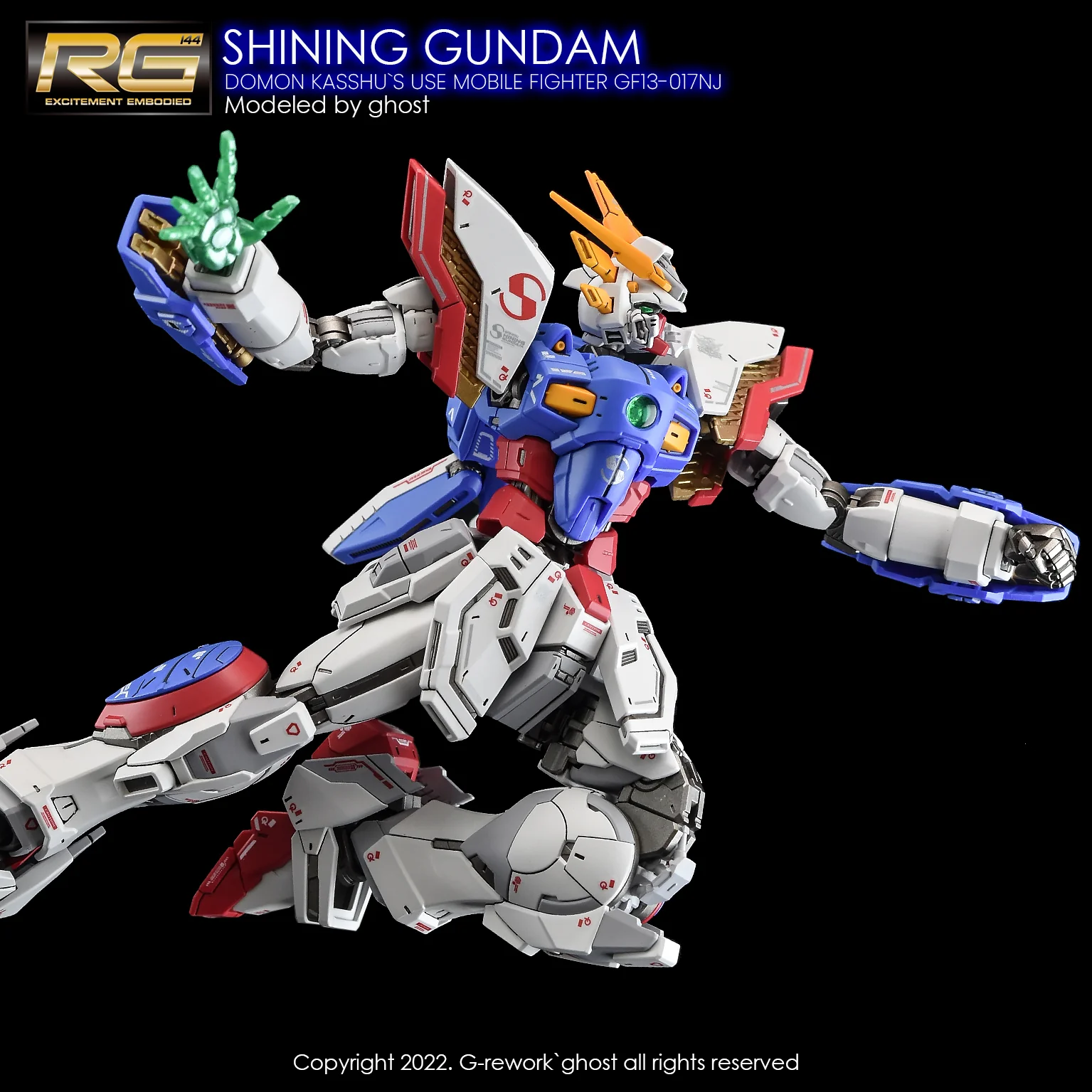 G-REWORK Decal RG42 RG Shining Gundam - Image 9