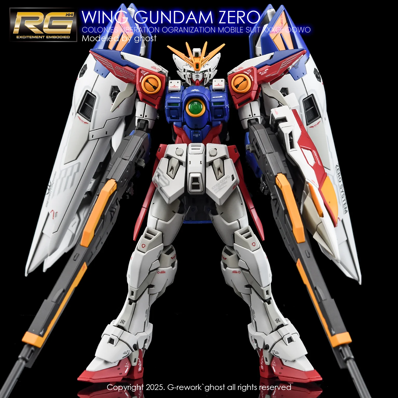 G-REWORK Decal RG43 RG Wing Gundam Zero - Image 3