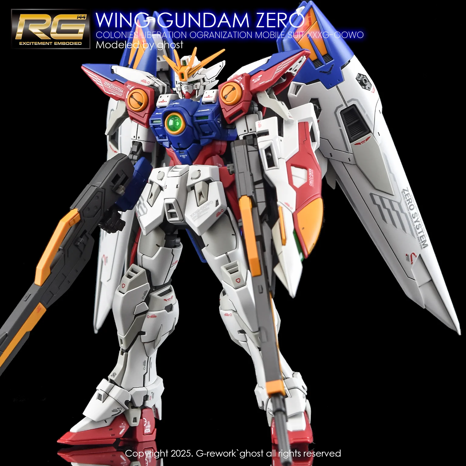 G-REWORK Decal RG43 RG Wing Gundam Zero - Image 4