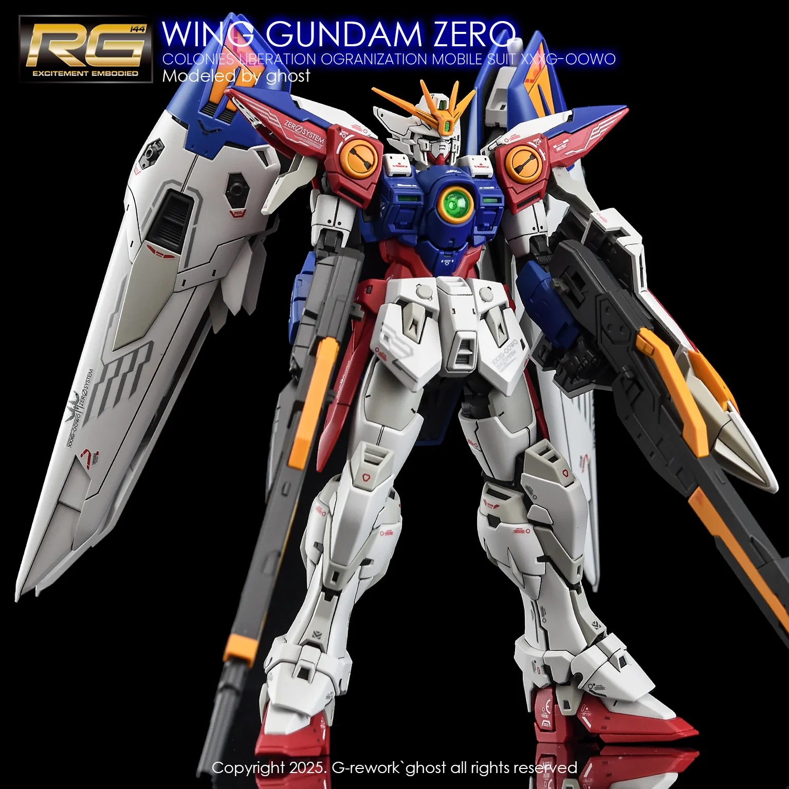 G-REWORK Decal RG43 RG Wing Gundam Zero - Image 5