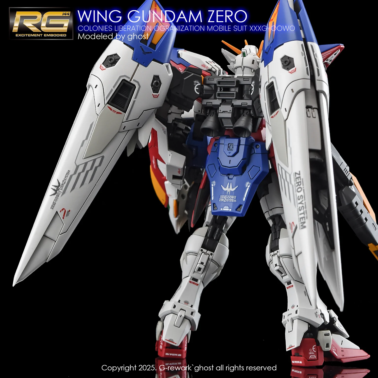 G-REWORK Decal RG43 RG Wing Gundam Zero - Image 6
