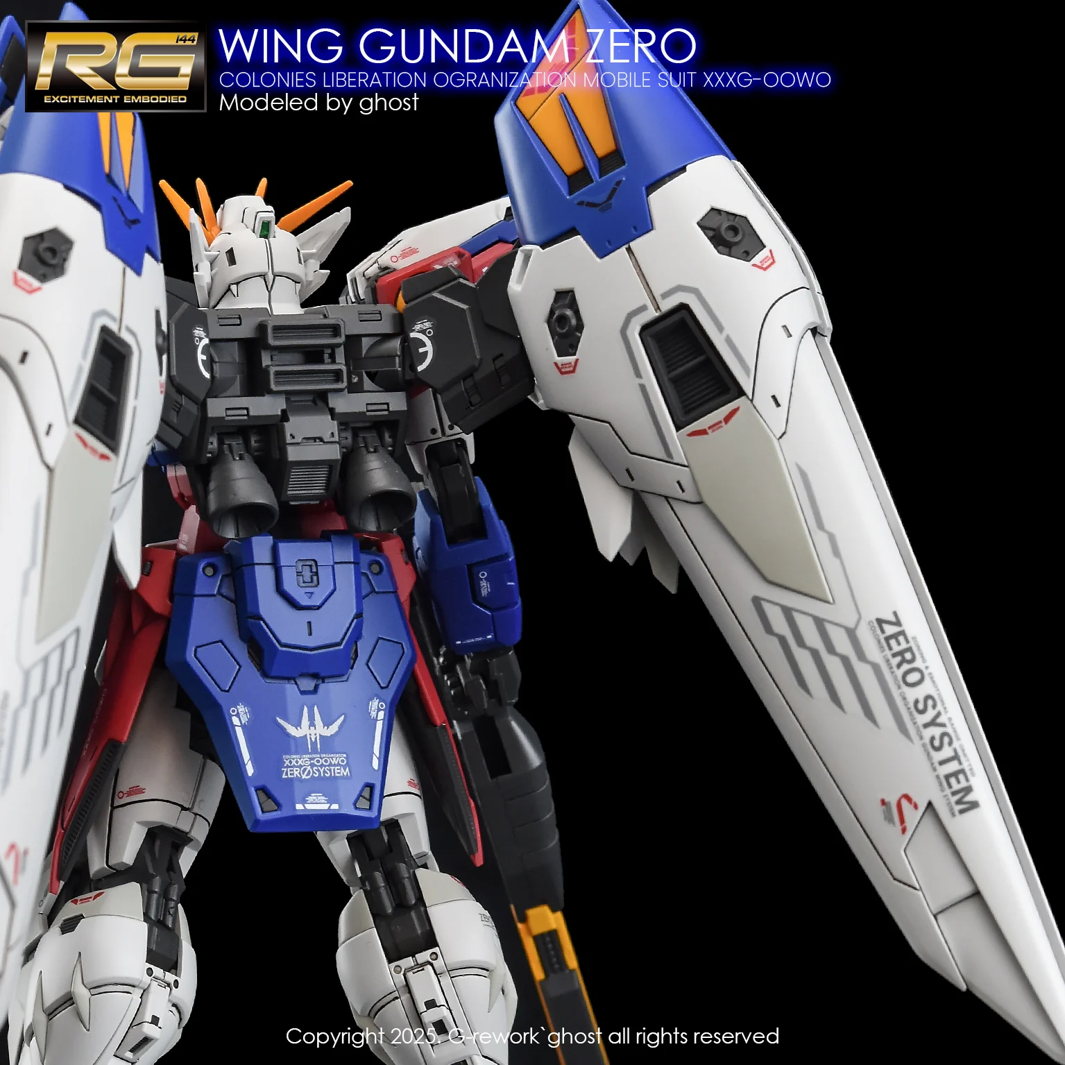 G-REWORK Decal RG43 RG Wing Gundam Zero - Image 7