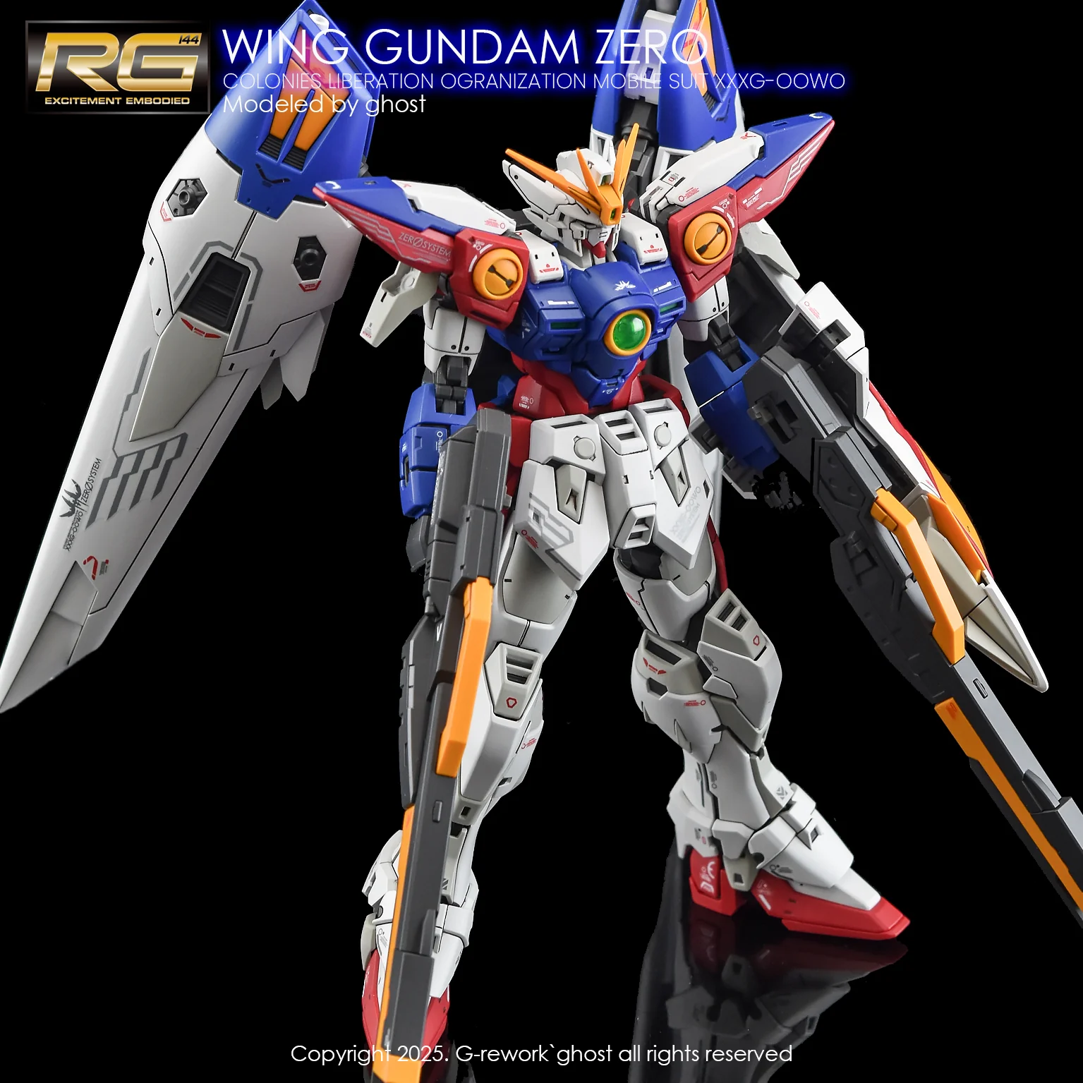 G-REWORK Decal RG43 RG Wing Gundam Zero - Image 8