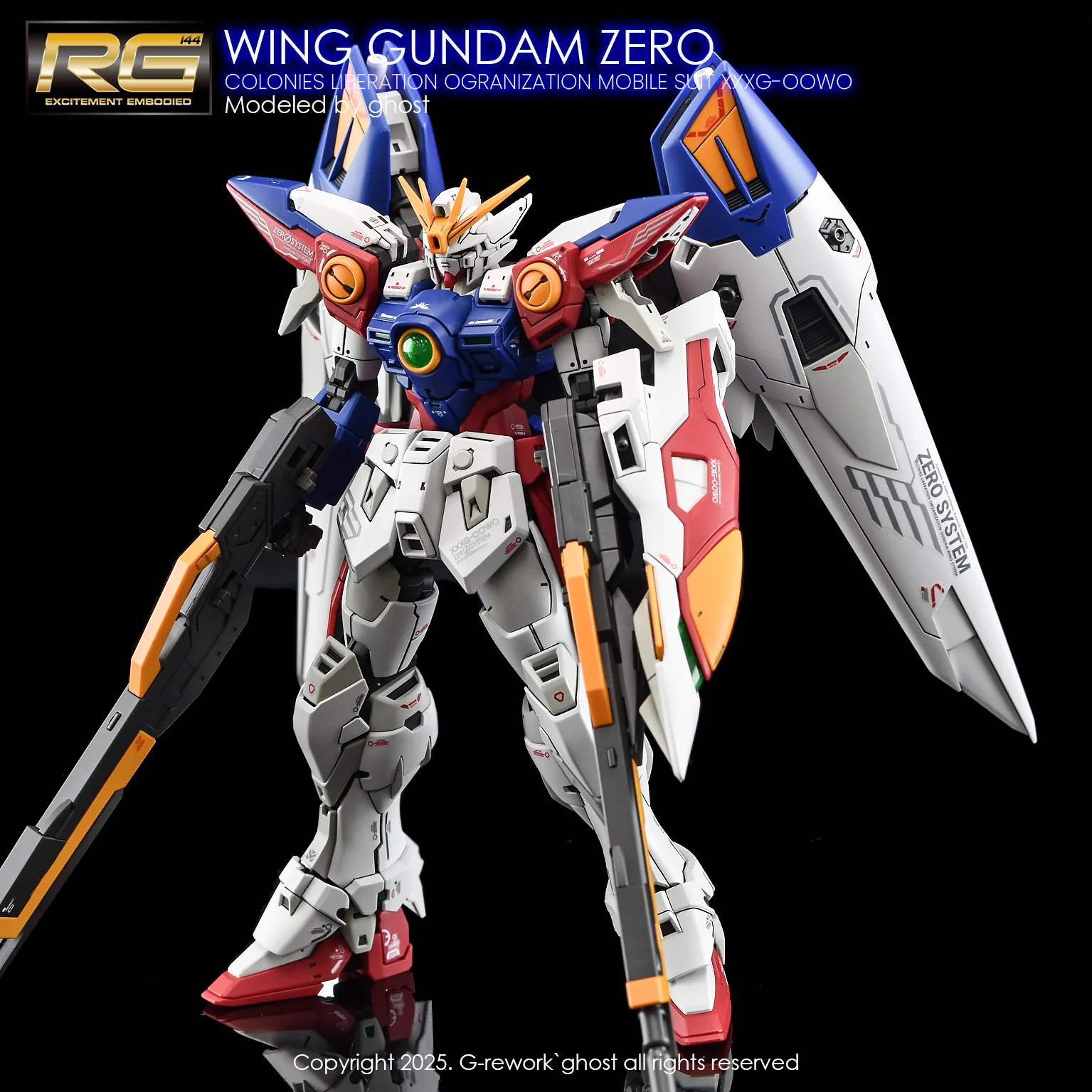 G-REWORK Decal RG43 RG Wing Gundam Zero - Image 9