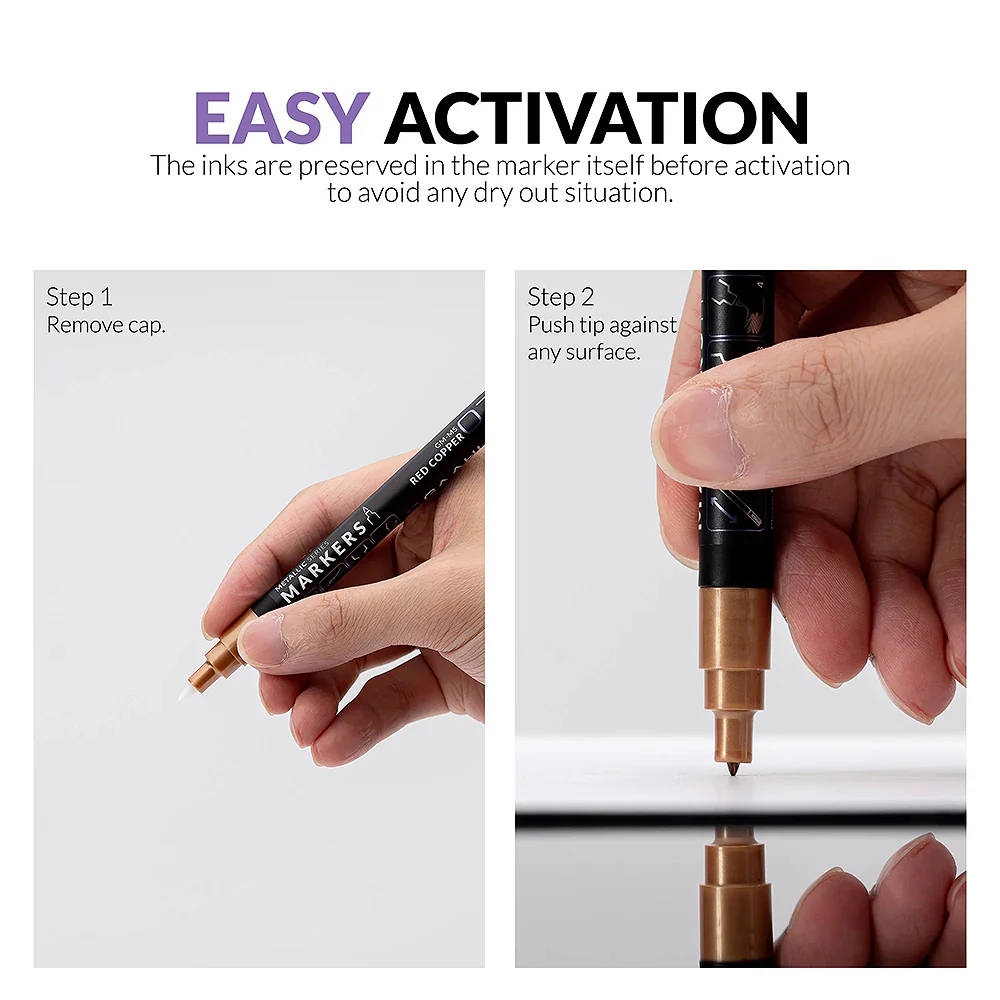 GAAHLERI Metallic Marker Set - Image 7
