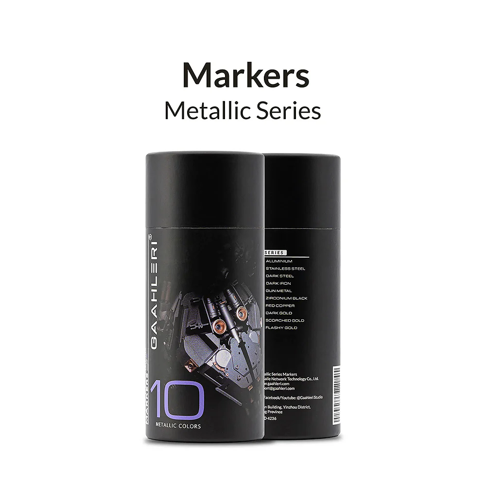 GAAHLERI Metallic Marker Set - Image 3