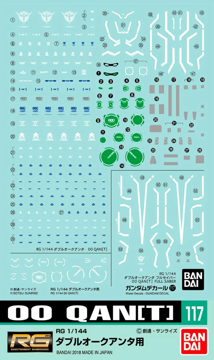 GD-117 RG 00 QAN[T] (Quanta) Decal - Image 3