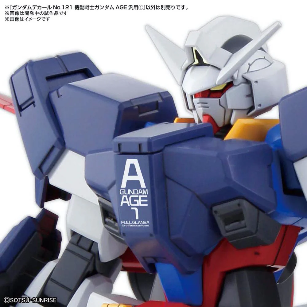 GD-121 HG Gundam AGE Series Decal - Image 3