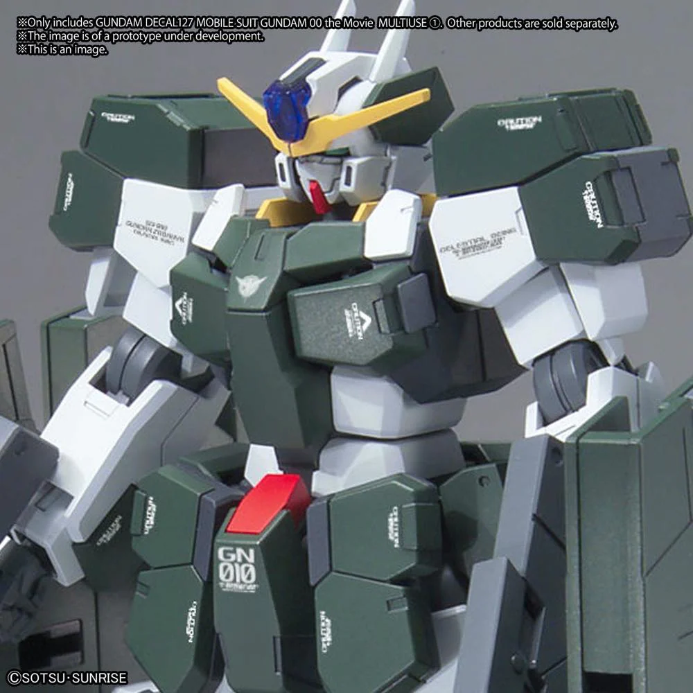 GD-127 Mobile Suit Gundam 00 The Movie 1 Decal - Image 2
