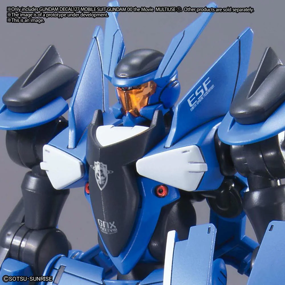 GD-127 Mobile Suit Gundam 00 The Movie 1 Decal - Image 3