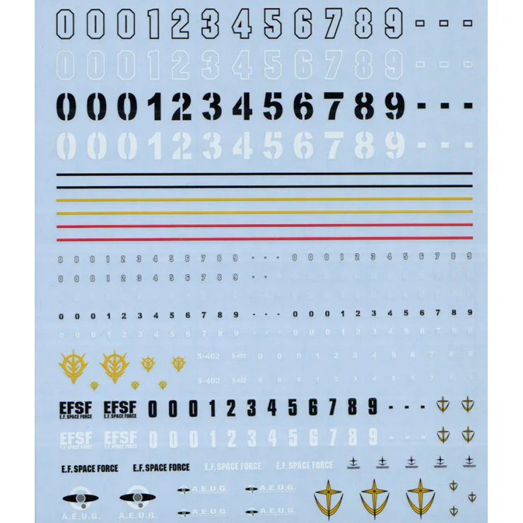 GD-27 EX Model Battleship Decal