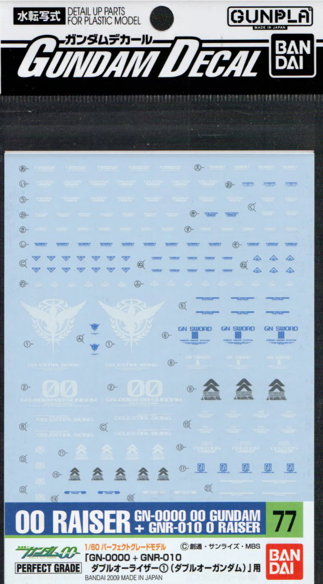 GD-77 PG 00 Raiser Decal - Image 2