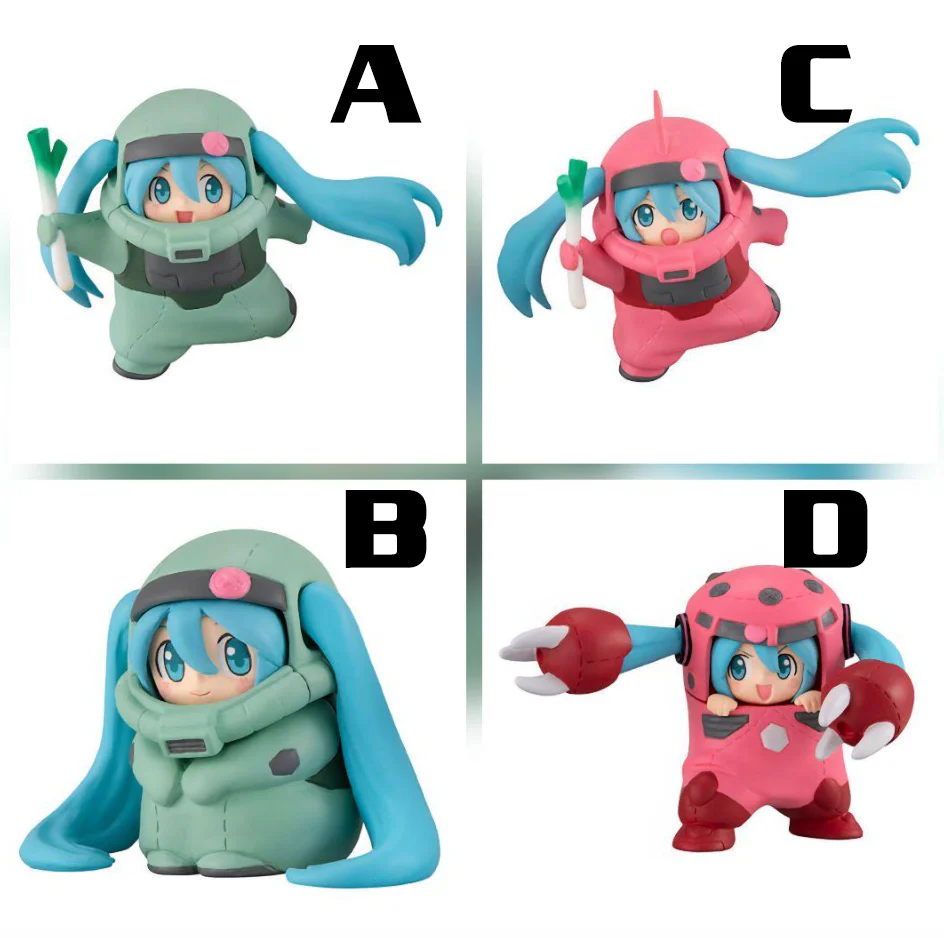 Gundam 45th x Hatsune Miku Capsule Toy B: Zaku II (Sitting) - Image 3