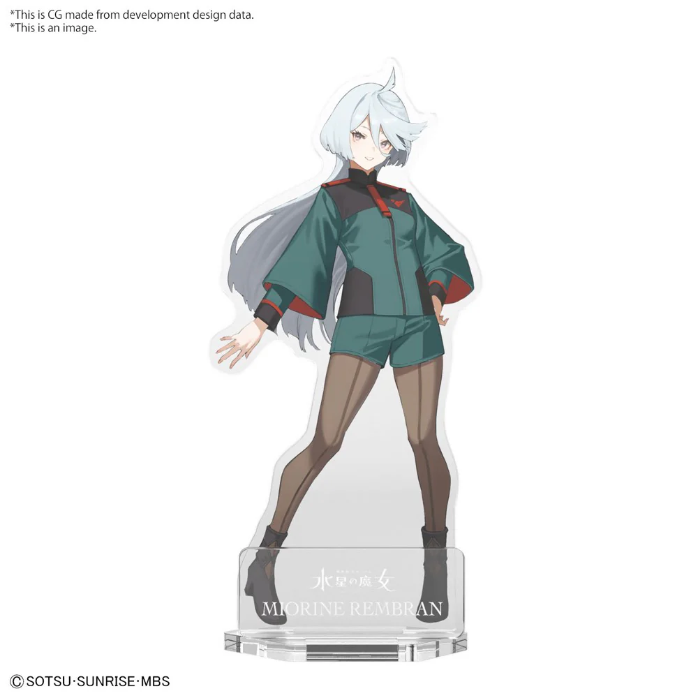 Gunpla Package Art Acrylic Stand: Miorine Rembran - Image 2