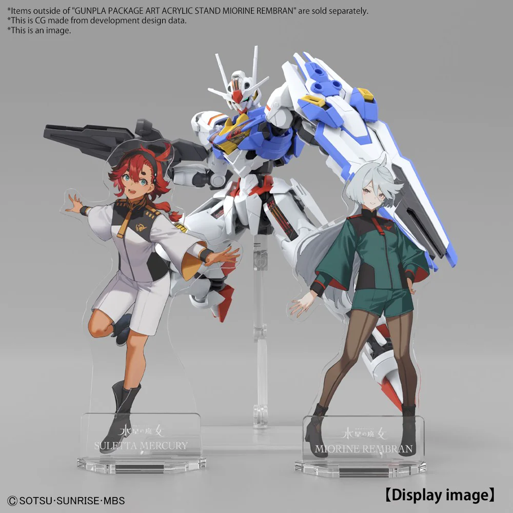 Gunpla Package Art Acrylic Stand: Miorine Rembran - Image 3