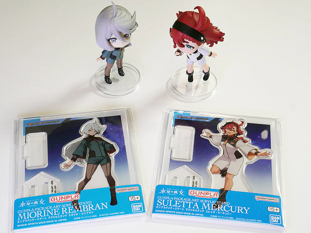 Gunpla Package Art Acrylic Stand: Miorine Rembran - Image 4