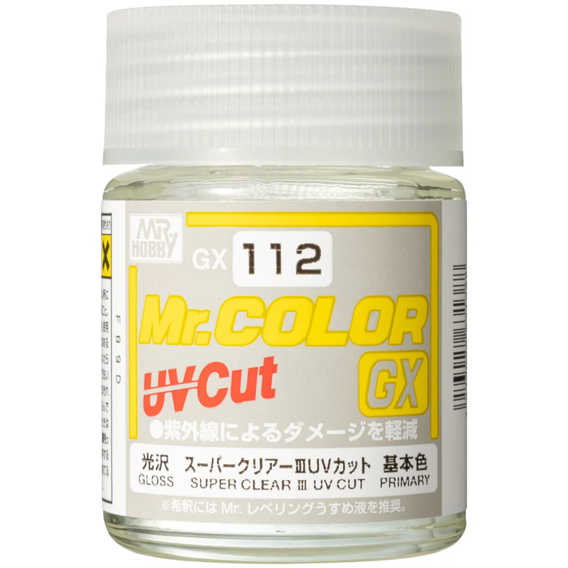 GX112 Mr. Color GX Super Smooth Clear UV Cut (Gloss)