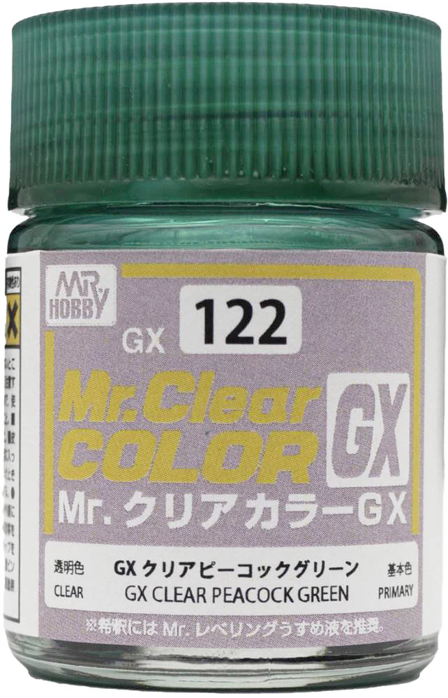 GX122 Mr. Color GX Clear Peacock Green - Image 2