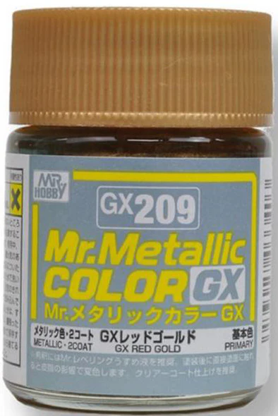 GX209 Mr. Metallic Color GX Metal Red Gold - Image 2