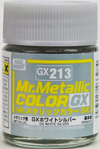 GX213 Mr. Metallic Color GX Metal White Silver - Image 2