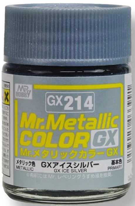 GX214 Mr. Metallic Color GX Metal Ice Silver - Image 2