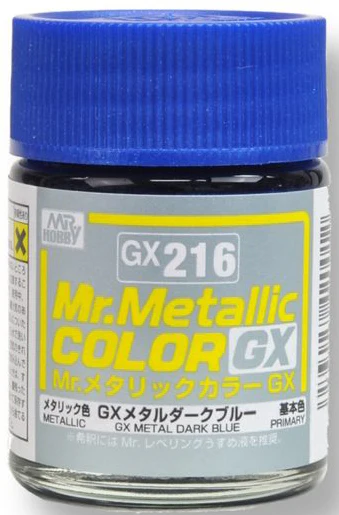 GX216 Mr. Metallic Color GX Metal Dark Blue - Image 2