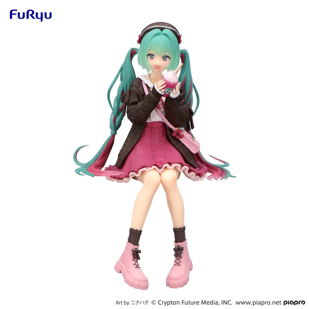 Noodle Stopper Figure: Hatsune Miku Autumn Date Pink Color Ver. - Image 2