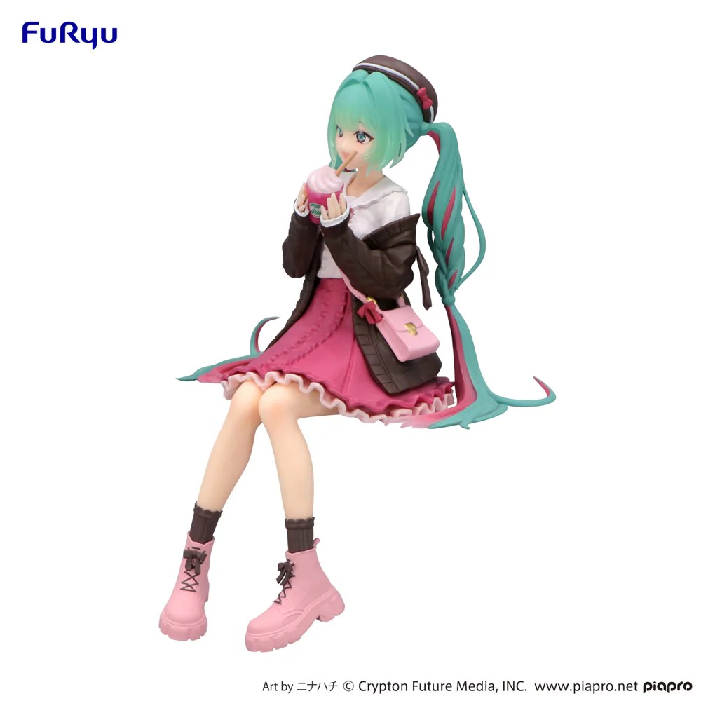 Noodle Stopper Figure: Hatsune Miku Autumn Date Pink Color Ver. - Image 3
