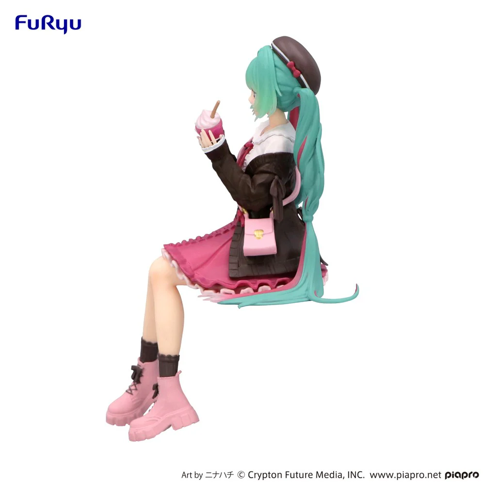 Noodle Stopper Figure: Hatsune Miku Autumn Date Pink Color Ver. - Image 4
