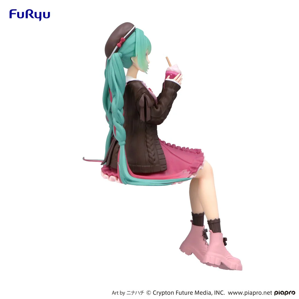 Noodle Stopper Figure: Hatsune Miku Autumn Date Pink Color Ver. - Image 5