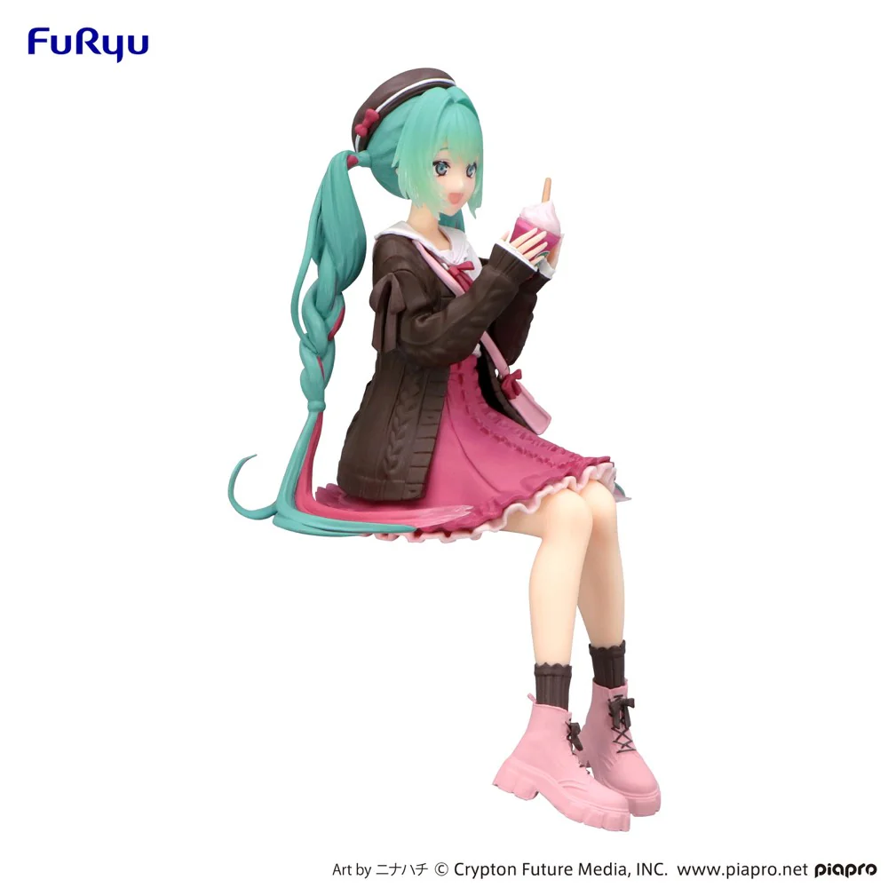 Noodle Stopper Figure: Hatsune Miku Autumn Date Pink Color Ver. - Image 6