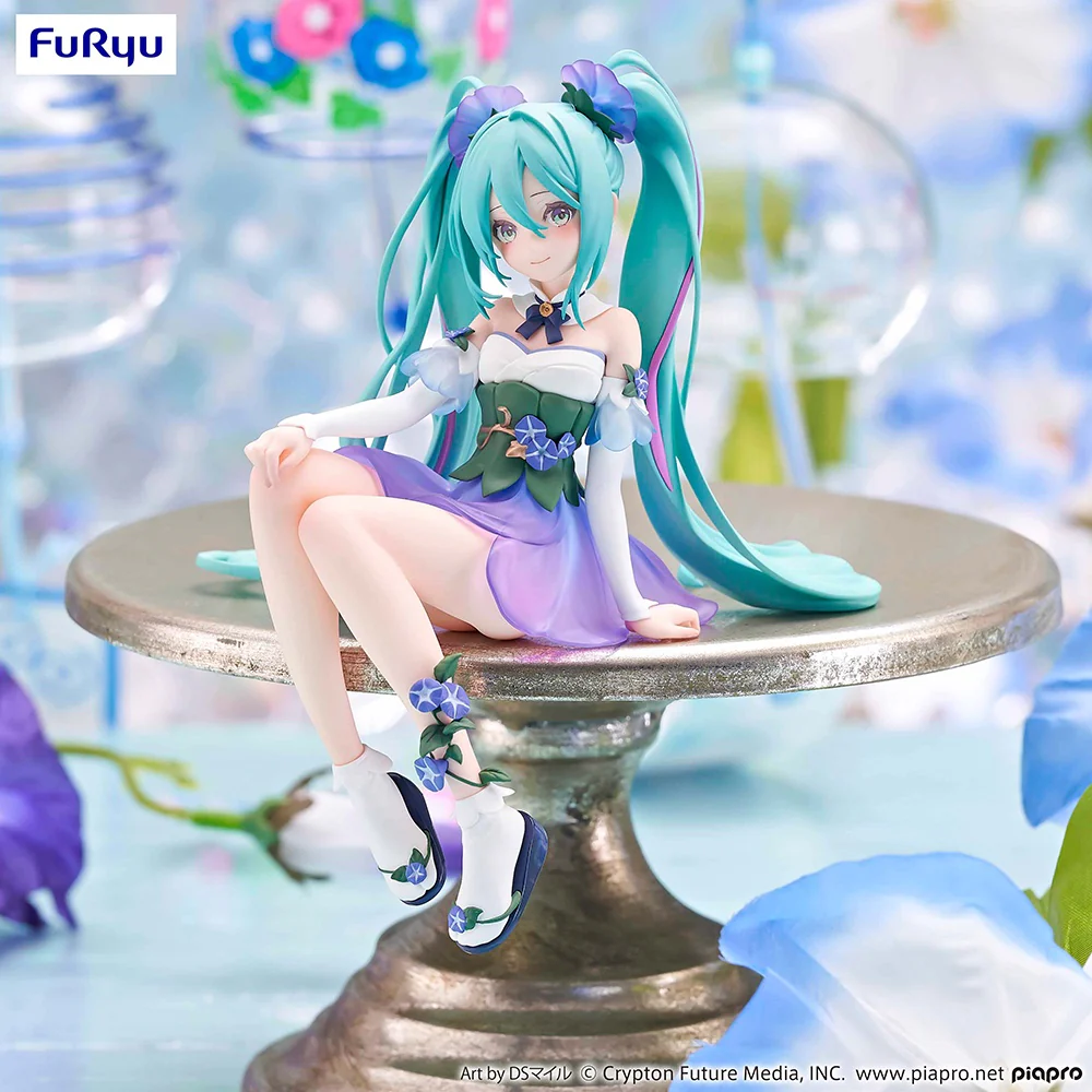 Noodle Stopper Figure: Hatsune Miku Flower Fairy Morning Glory Ver. - Image 6