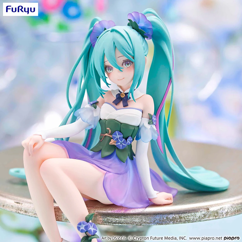 Noodle Stopper Figure: Hatsune Miku Flower Fairy Morning Glory Ver. - Image 8