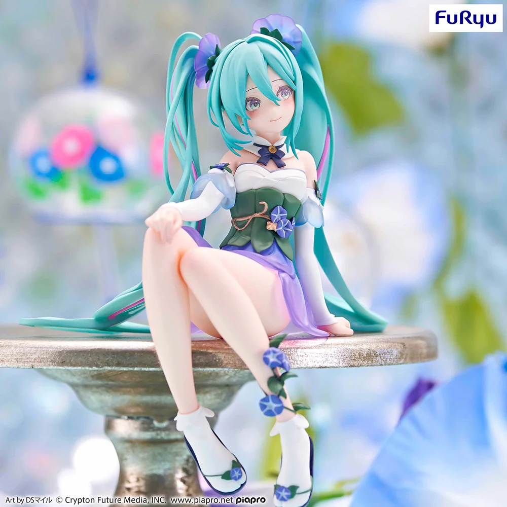 Noodle Stopper Figure: Hatsune Miku Flower Fairy Morning Glory Ver. - Image 9