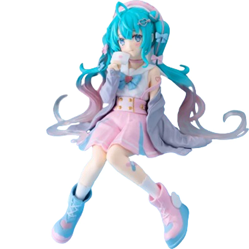 Noodle Stopper Figure: Hatsune Miku Love Sailor Grey Color Ver.
