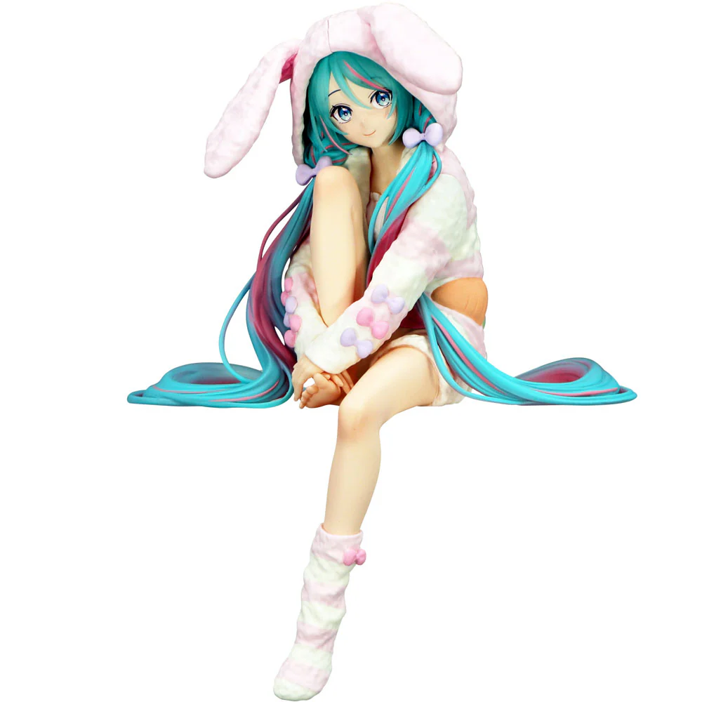 Noodle Stopper Figure: Hatsune Miku Rabbit Ear Hood Pajama Ver.