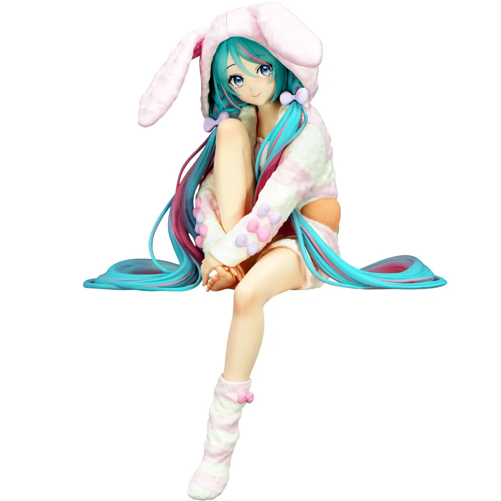 Noodle Stopper Figure: Hatsune Miku Rabbit Ear Hood Pajama Ver. - Image 2