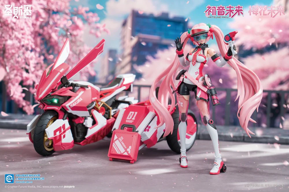 Hatsune Miku "Sakura Mirai Pink Sonic Boom Ver." Model Kit - Image 17