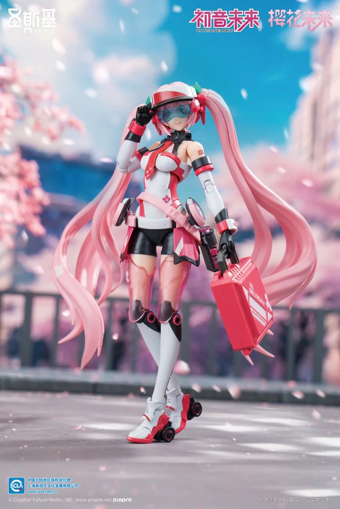 Hatsune Miku "Sakura Mirai Pink Sonic Boom Ver." Model Kit - Image 5