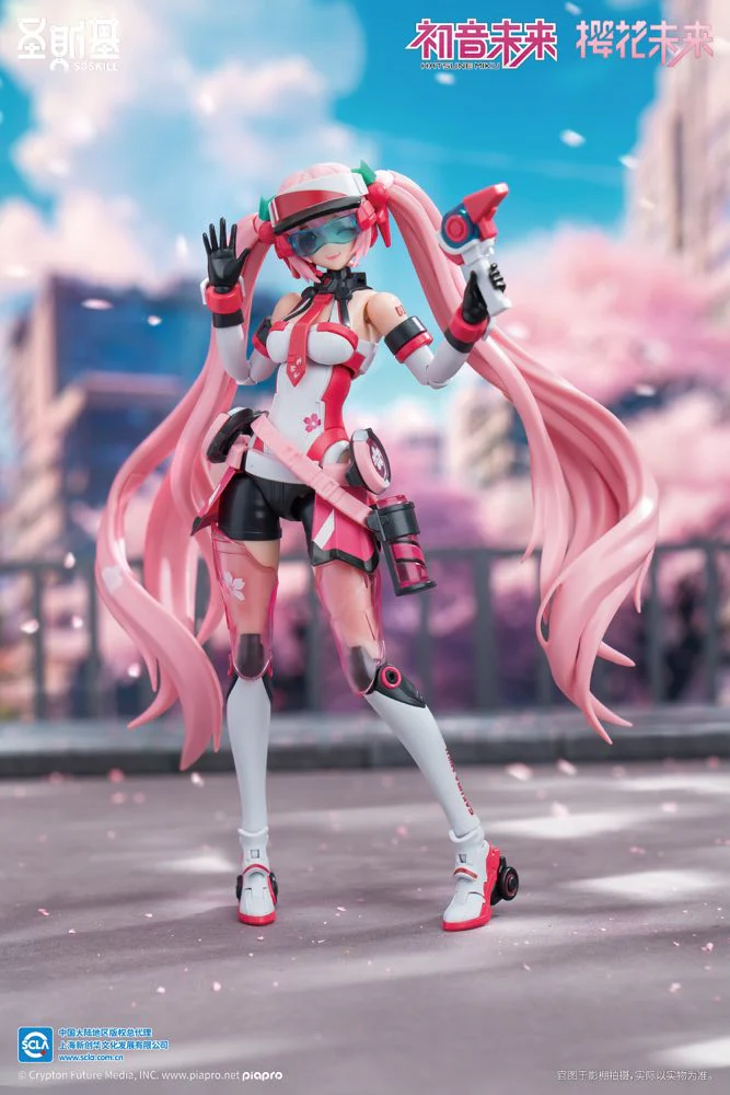 Hatsune Miku "Sakura Mirai Pink Sonic Boom Ver." Model Kit - Image 6
