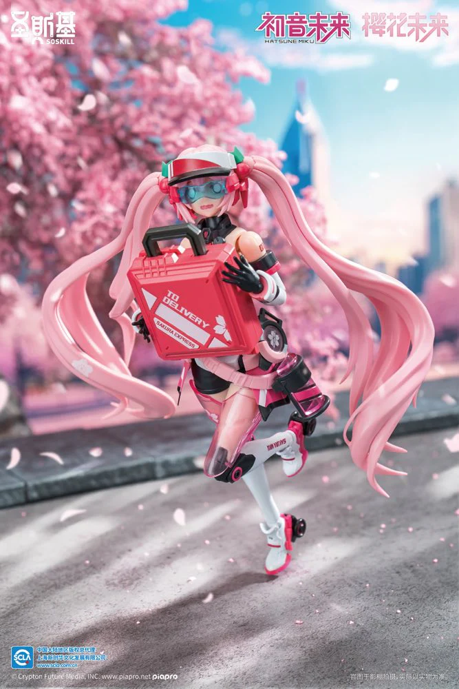 Hatsune Miku "Sakura Mirai Pink Sonic Boom Ver." Model Kit - Image 8