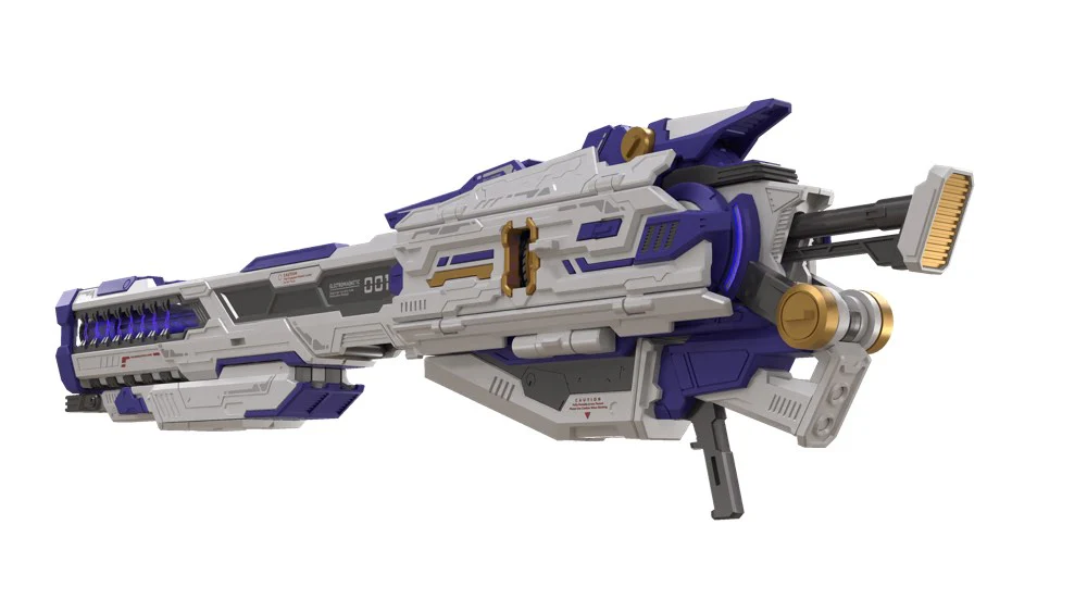 Heavy Electromagnetic Rail Gun Model Kit (Purple Version) - Image 6