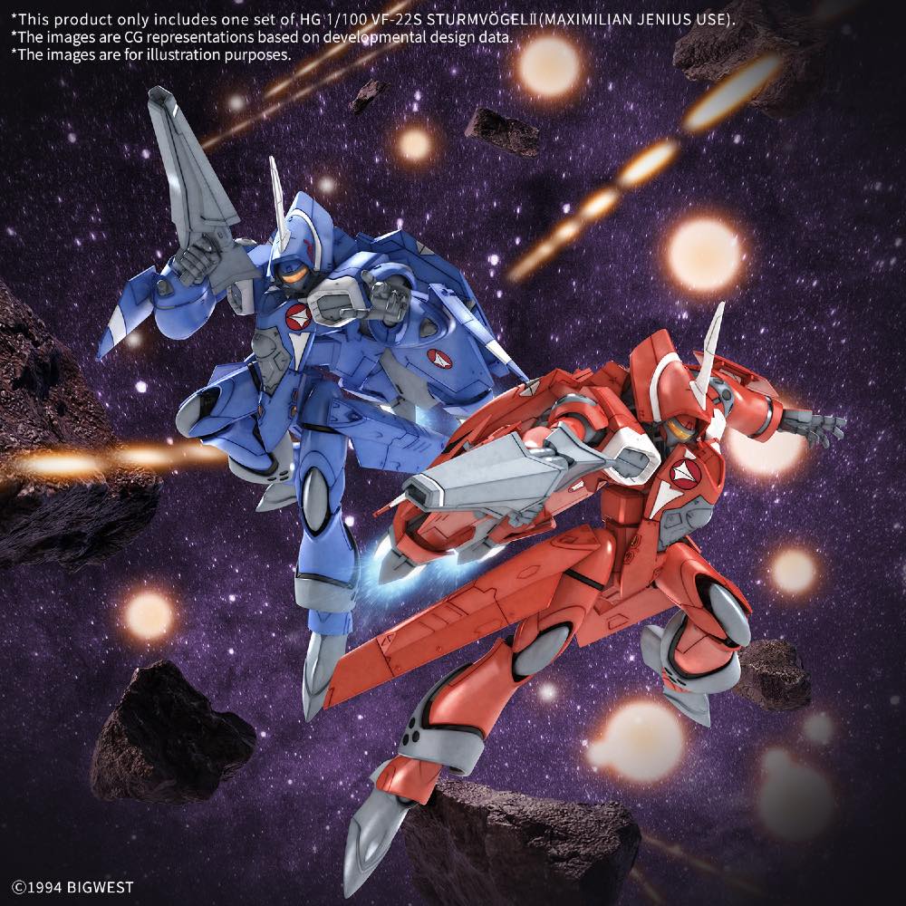 HG 1/100 VF-22S Sturmvogel II (Maximilian Jenius Use) - Image 2