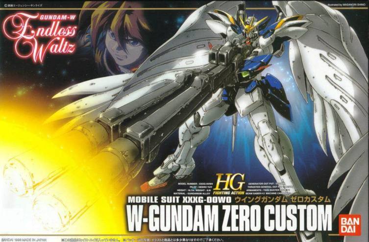 HG 1/144 XXGX-00W0 Wing Gundam Zero Custom - Image 3