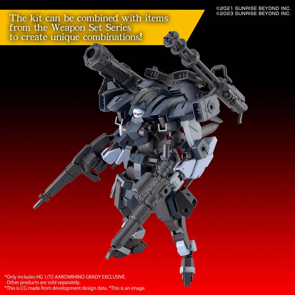 HG 1/72 Aaronrhino (Grady Exclusive) - Image 13