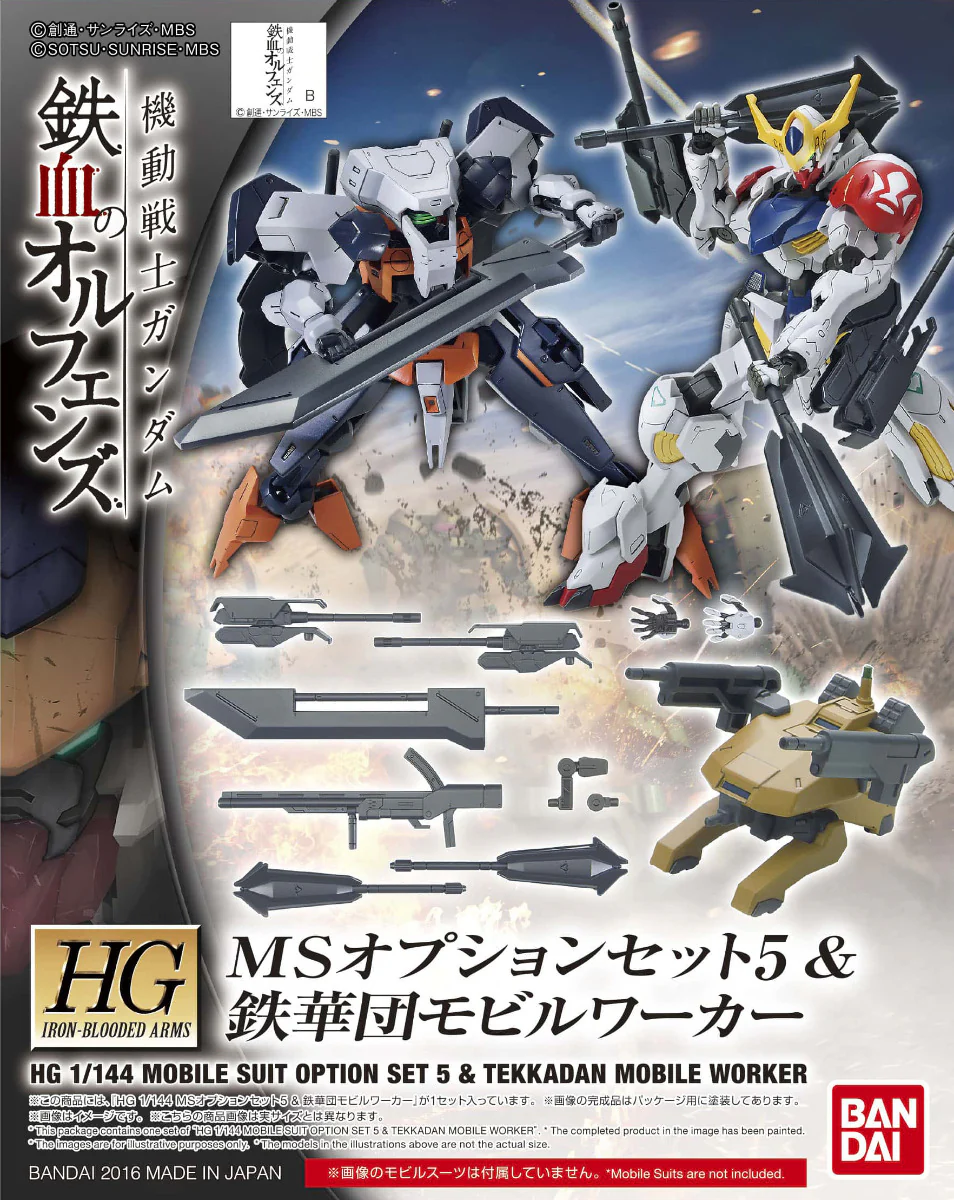 HG IBA MS Option Set 5 & Tekkadan Mobile Worker - Image 10