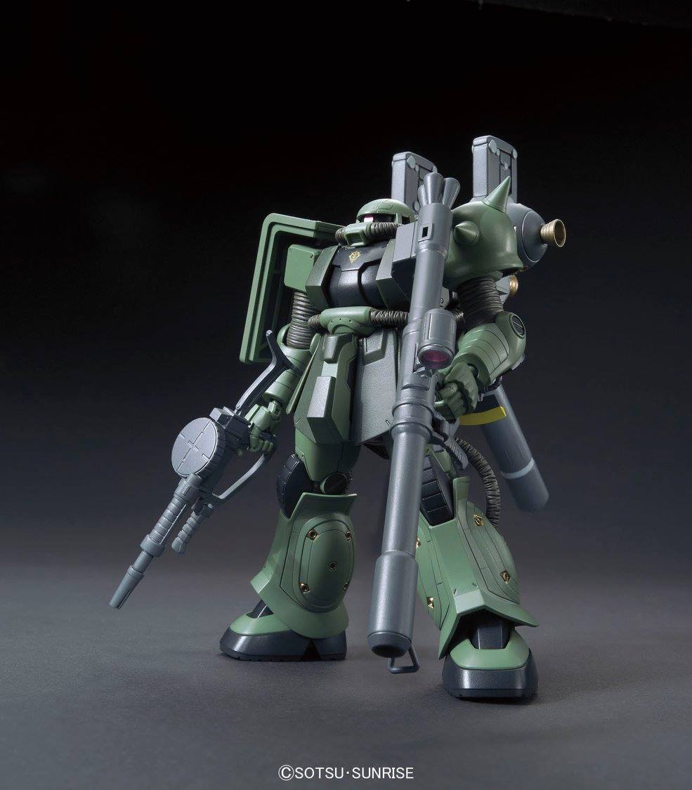HG MS-06 Zaku II + Big Gun Set (Gundam Thunderbolt Anime Ver.) - Image 4